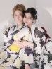 ネイビー　モデル：しおん　身長：158cm　着用サイズ：Fサイズ　ブラック　モデル：ゆりお　身長：165cm　着用サイズ：Fサイズ