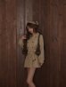 ベージュ　モデル：れみれみ　身長：163cm　着用サイズ：Fサイズ
