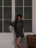グレー　モデル：れみれみ　身長：163cm　着用サイズ：Sサイズ