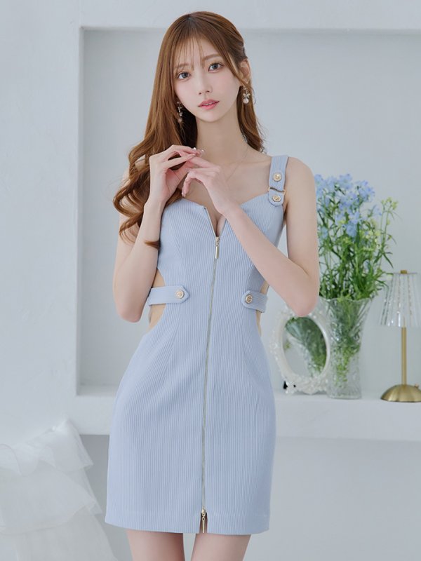 ブルー:モデル:あすか 身長:170cm 着用サイズ:Sサイズ