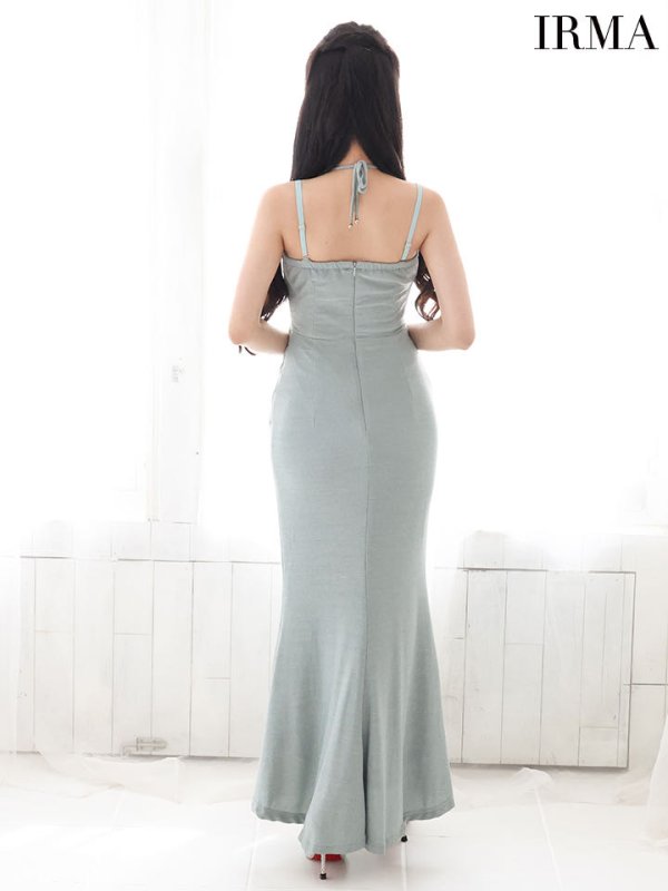 グレイッシュグリーン モデル:まおちゃる 身長:158cm 着用サイズ:Mサイズ