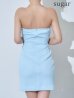 ブルー　モデル：如月れい　身長：156cm　着用サイズ：Sサイズ