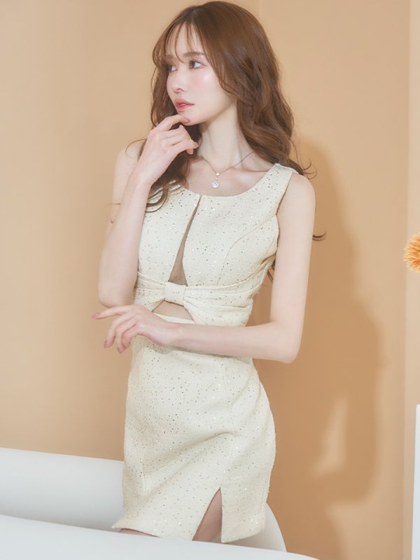 アイボリー モデル:ゆめ 身長:160cm 着用サイズ:Sサイズ