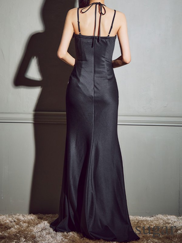 ブラック　モデル：まおちゃる　身長：158cm　着用サイズ：Mサイズ