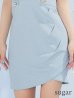 ブルー モデル：如月れい　身長：156cm　着用サイズ：Sサイズ