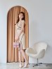 ベージュ　モデル：あすか　身長：170cm　着用サイズ：Sサイズ