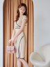 ベージュ　モデル：あすか　身長：170cm　着用サイズ：Sサイズ