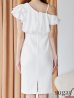 ホワイト　モデル：あすか　身長：170cm　着用サイズ：Sサイズ