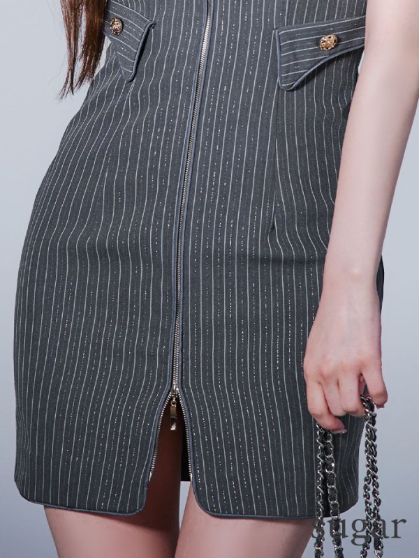 ダークグレー モデル：ゆめ　身長：160cm　着用サイズ：Sサイズ