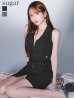 ブラック モデル：ゆめ　身長：160cm　着用サイズ：Sサイズ