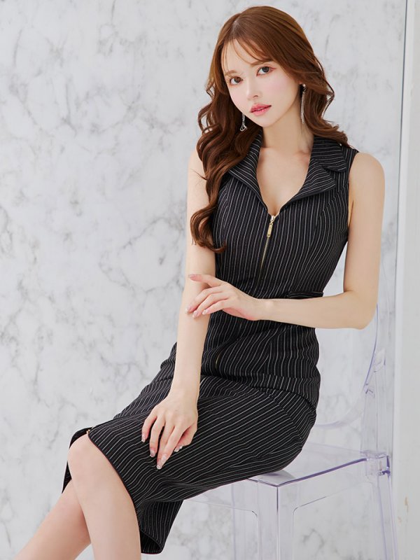 ブラック モデル：ゆめ　身長：160cm　着用サイズ：Sサイズ