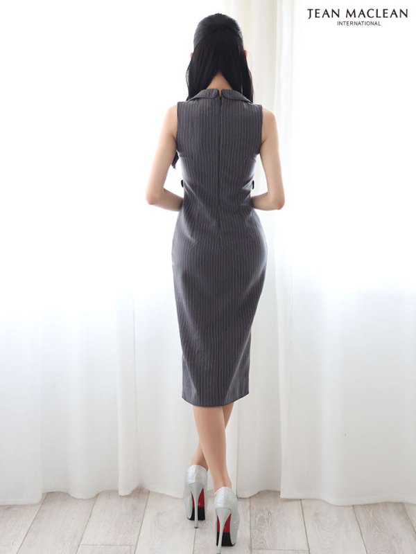 ダークグレー モデル：まおちゃる　身長：158cm　着用サイズ：Sサイズ