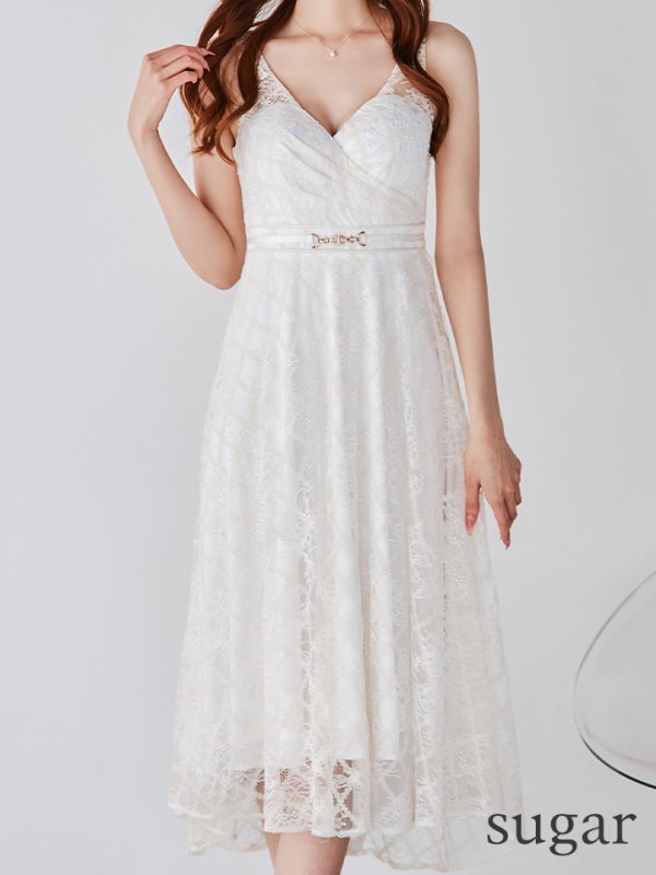 ホワイト　モデル：あすか　身長：170cm　着用サイズ：Sサイズ