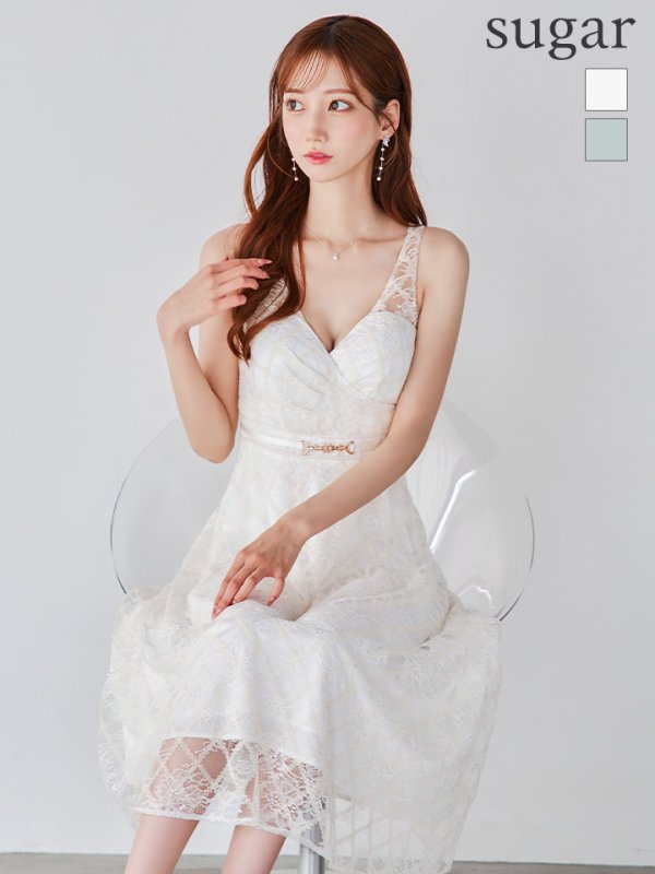ホワイト　モデル：あすか　身長：170cm　着用サイズ：Sサイズ