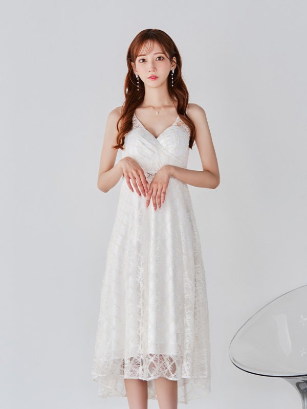 ホワイト　モデル：あすか　身長：170cm　着用サイズ：Sサイズ