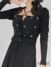 ブラック モデル：まりん　身長：164cm　着用サイズ：Sサイズ
