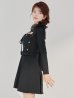 ブラック モデル：まりん　身長：164cm　着用サイズ：Sサイズ