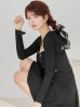 ブラック モデル：まりん　身長：164cm　着用サイズ：Sサイズ