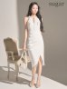 ホワイト モデル：まおちゃる　身長：158cm　着用サイズ：Sサイズ