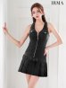 ブラックデニム モデル：あみ　身長：163cm　着用サイズ：Sサイズ