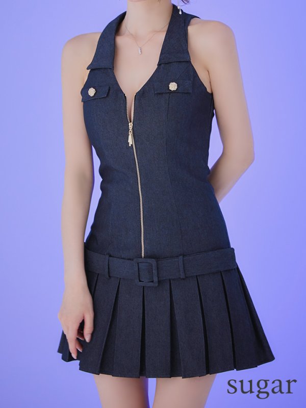 インディゴデニム モデル：ゆめ　身長：160cm　着用サイズ：Sサイズ