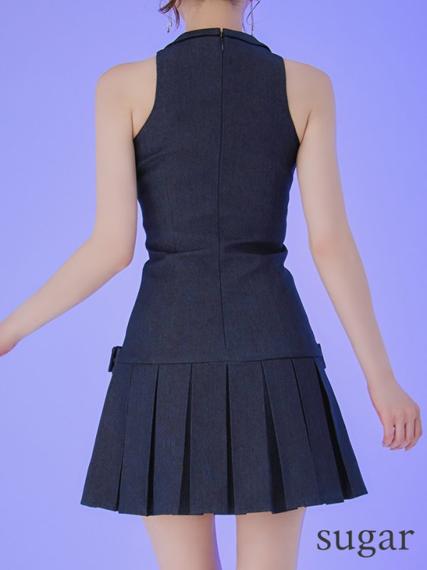 インディゴデニム モデル：ゆめ　身長：160cm　着用サイズ：Sサイズ