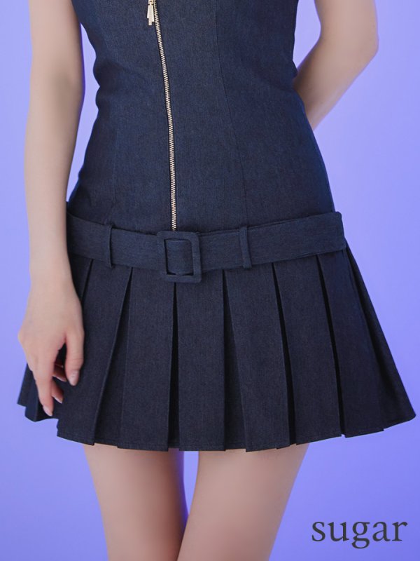 インディゴデニム モデル：ゆめ　身長：160cm　着用サイズ：Sサイズ