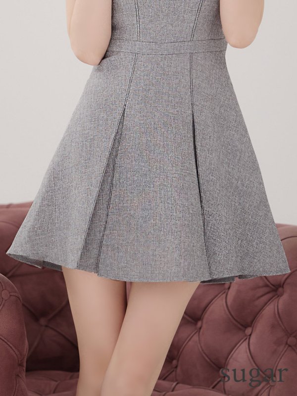 グレー モデル：ゆめ　身長：160cm　着用サイズ：Sサイズ