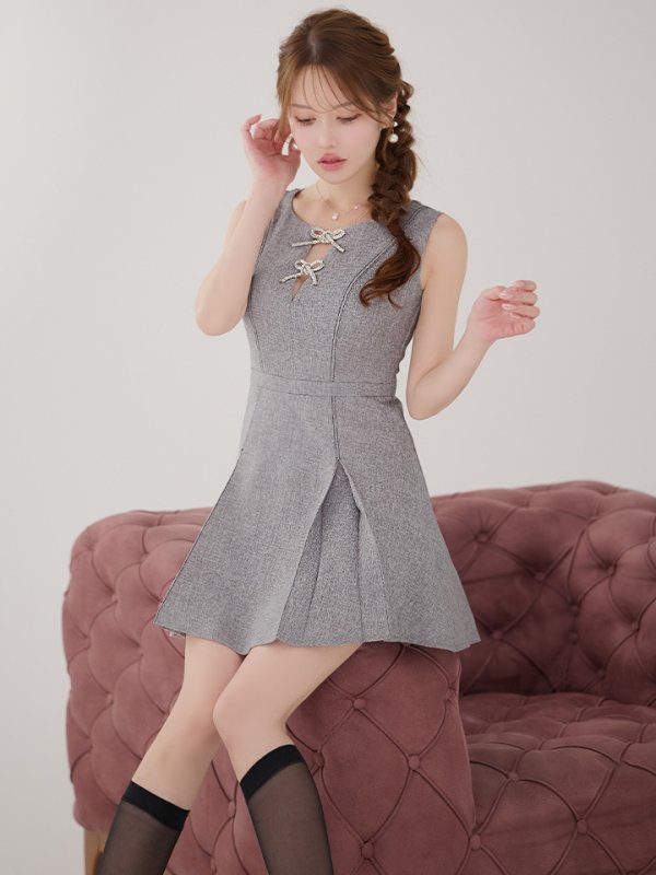 グレー モデル：ゆめ　身長：160cm　着用サイズ：Sサイズ