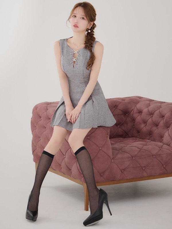 グレー モデル：ゆめ　身長：160cm　着用サイズ：Sサイズ