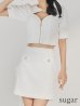 ホワイト　モデル：まりん　身長：164cm　着用サイズ：Sサイズ