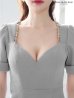 グレー　モデル：ゆめ　身長：160cm　着用サイズ：Sサイズ