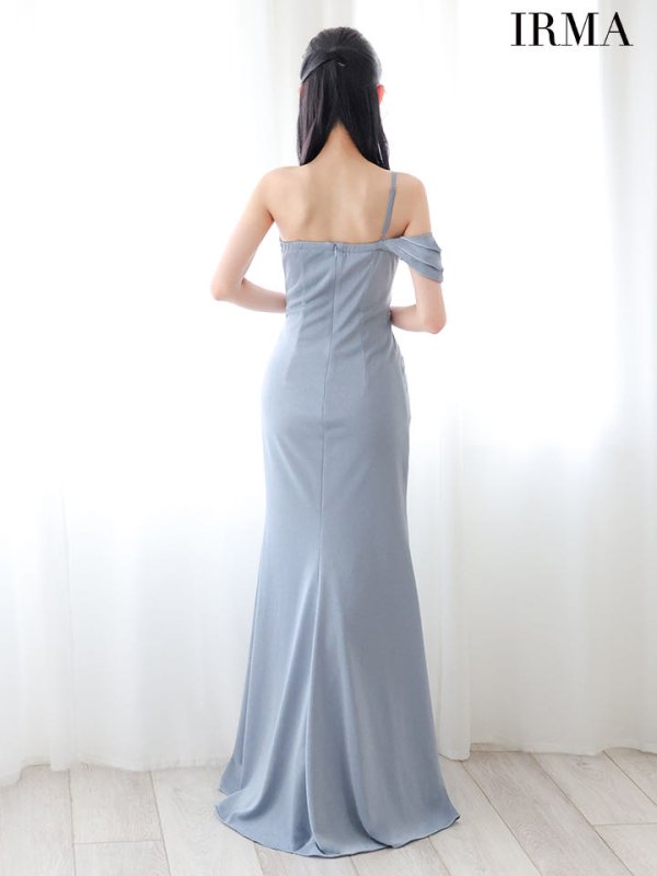 ブルーグレー モデル：まおちゃる　身長：158cm　着用サイズ：Mサイズ