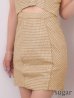 モカベージュ　モデル：如月れい　身長：156cm　着用サイズ：Sサイズ