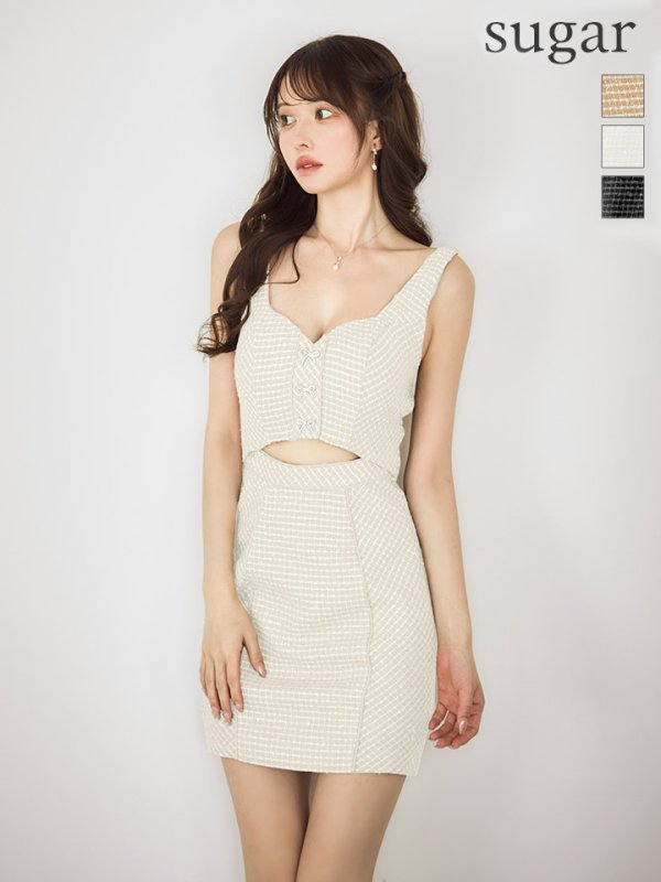 ホワイト モデル:ゆめ 身長:160cm 着用サイズ:Sサイズ