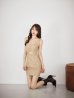 モカベージュ モデル：ゆめ　身長：160cm　着用サイズ：Sサイズ