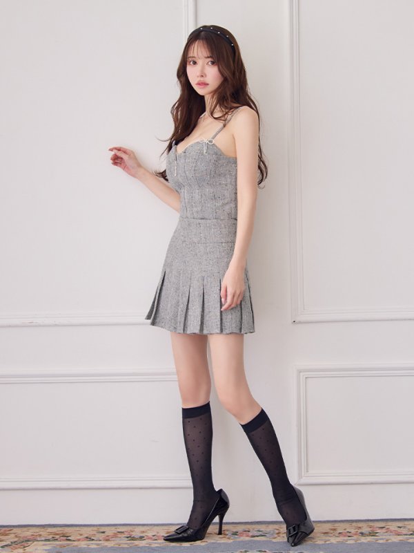 グレー モデル：ゆめ　身長：160cm　着用サイズ：Sサイズ