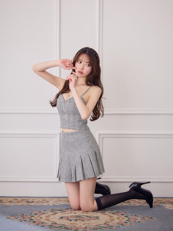 グレー モデル：ゆめ　身長：160cm　着用サイズ：Sサイズ