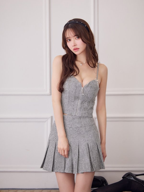 グレー モデル：ゆめ　身長：160cm　着用サイズ：Sサイズ