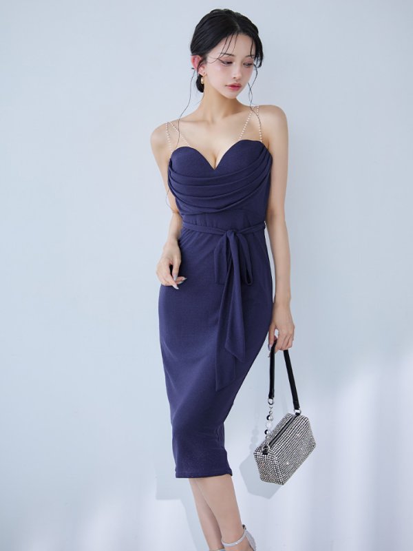 パープルネイビー モデル：まおちゃる　身長：158cm:Sサイズ