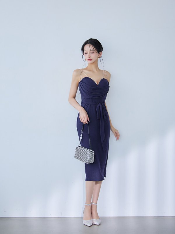 パープルネイビー モデル：まおちゃる　身長：158cm:Sサイズ