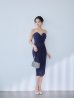 パープルネイビー モデル：まおちゃる　身長：158cm:Sサイズ