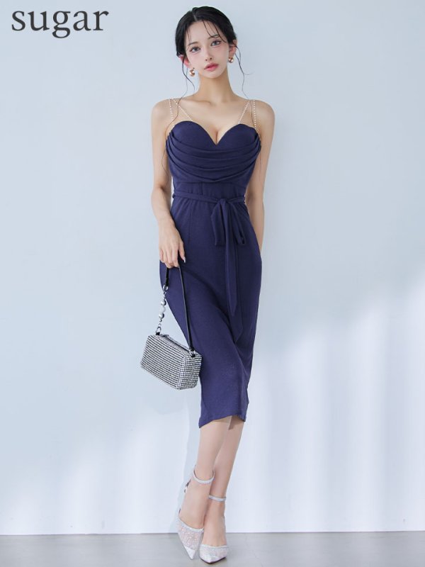 パープルネイビー モデル：まおちゃる　身長：158cm:Sサイズ