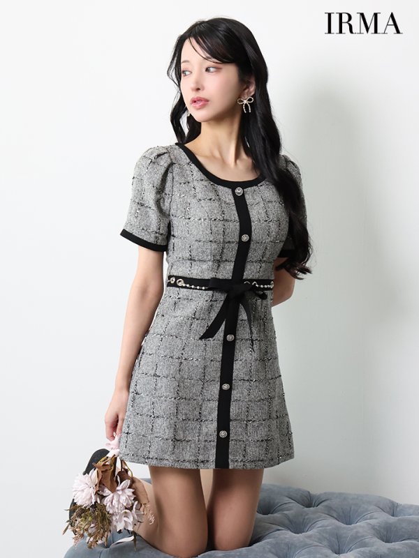 グレー モデル：まおちゃる　身長：158cm　着用サイズ：Sサイズ