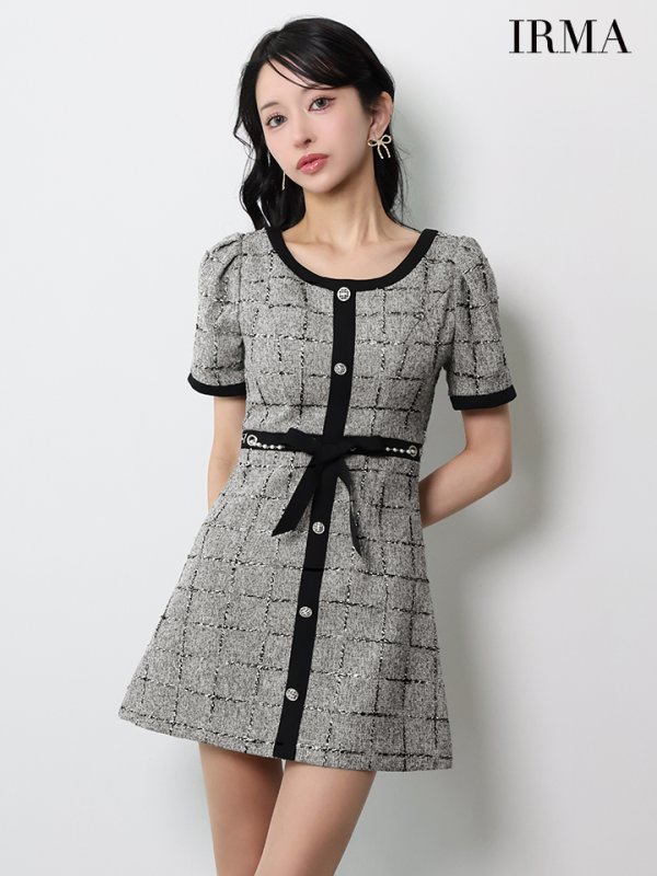 グレー モデル：まおちゃる　身長：158cm　着用サイズ：Sサイズ