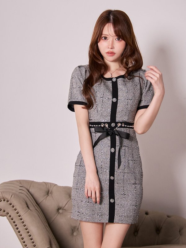 グレー　モデル：ゆめ　身長：160cm　着用サイズ：Sサイズ