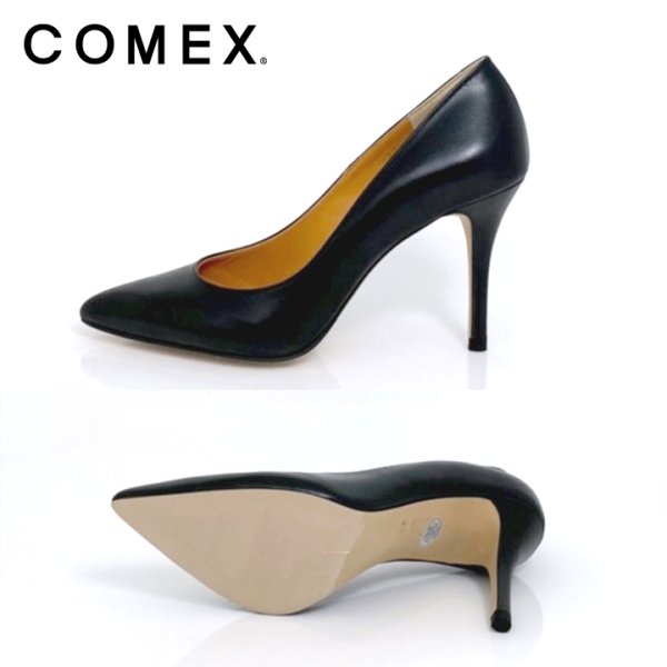 画像3: 【COMEX】 2color/ 9cmヒール/ エナメル/スムース/ピンヒール/パンプス[OF02]