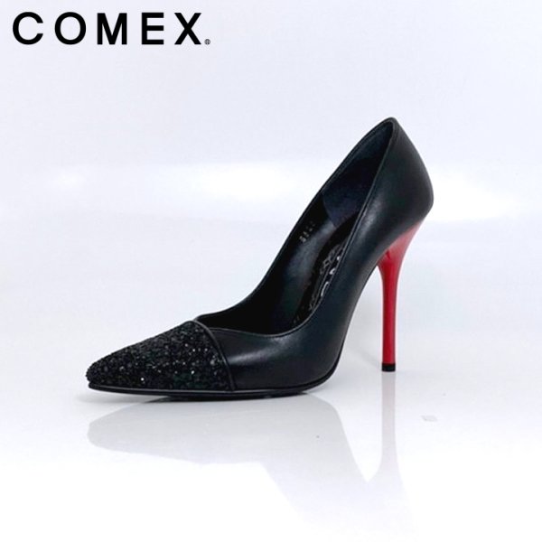 画像3: 【COMEX】 2color/ 10cmヒール/ グリッターラメ/ピンヒール/パンプス[OF02]