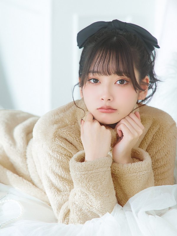 画像8: 【小物SALE】【ルームウェア】もこもこ/ パールボタン/ ハイネック/ 長袖/ ポケット付き/ パンツ/ セットアップ/ ルームウエア[HC02]