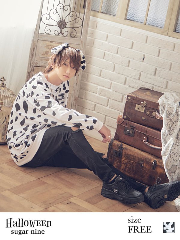 画像3: 【即日発送】【少量再入荷!即日発送!】ダルメシアントレーナー/アニマルコスプレ【sugar nineハロウィン2点セット】【Fサイズ/1カラー】【OF01】